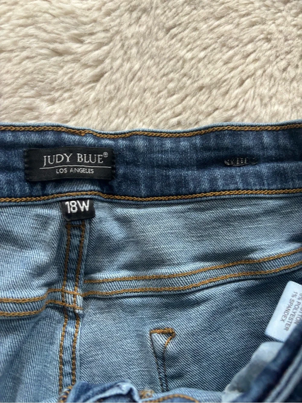 Judy Blue Skinny Fit High Rise Dark Wash Denim Jeans - Picture 4 of 6